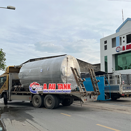 Công ty Á Âu chế tạo và lắp đặt bồn chứa công nghiệp 24 khối theo yêu cầu