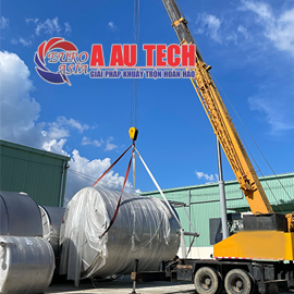 Thi công lắp đặt bồn chứa thực phẩm-Đạt chuẩn an toàn vệ sinh