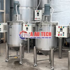 Gia công bồn khuấy 200 lít theo yêu cầu ngành thực phẩm