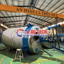 Quy trình thiết kế, sản xuất bồn khuấy trộn chất lỏng