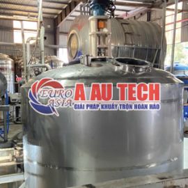 Giao hàng và lắp đặt bồn khuấy gia nhiệt keo 18 khối