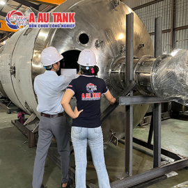 Bồn khuấy gia nhiệt thực phẩm 12000 lít – Giải pháp sản xuất quy mô lớn, hiệu quả cao
