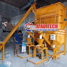 Máy trộn bột trét 2 tấn Quy trình gia công và giao hàng tại nhà xưởng Á Âu