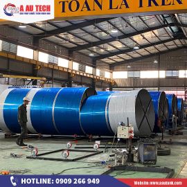 Gia công dự án silo chứa bột 25 tấn